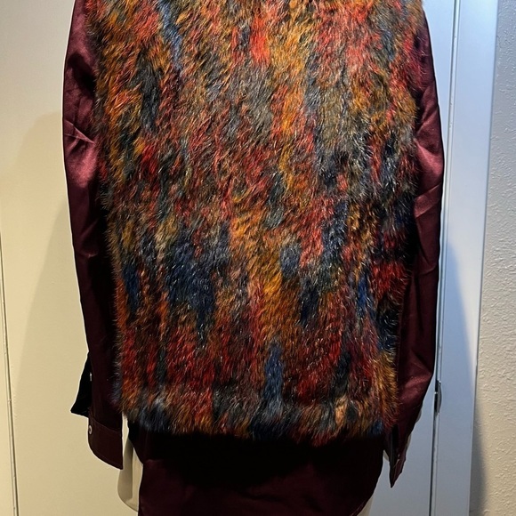 real rabbit furr vest and blouse set by Adore - Picture 8 of 16